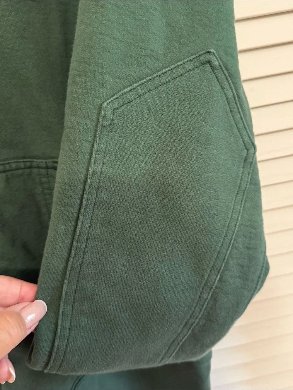 American Giant Green Zip Up Hoodie - Picture 5 of 11